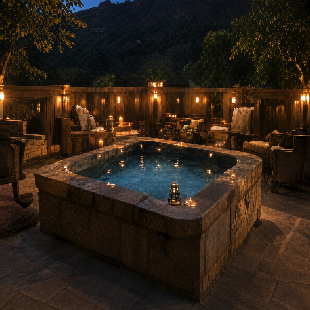 Outdoor Hot Tub